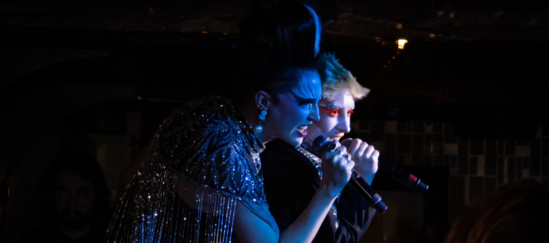 La Baronne Du Bronx et Powerbeautom au club de Madame Arthur